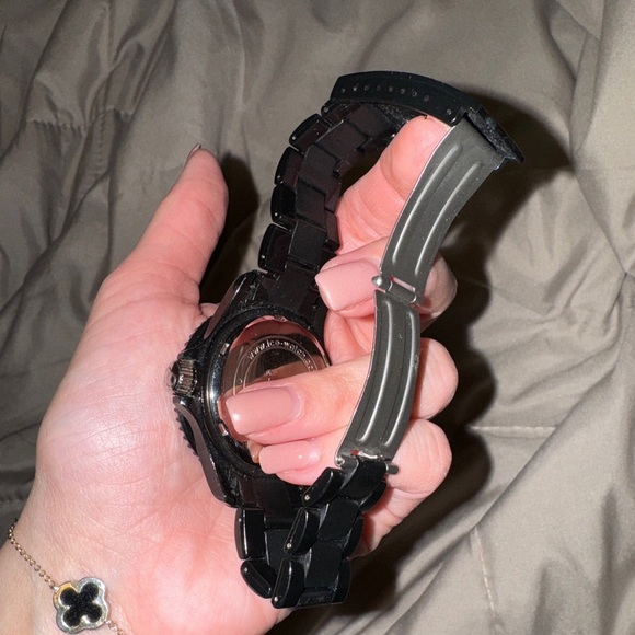 Mens black ice watch - Picture 2 of 2